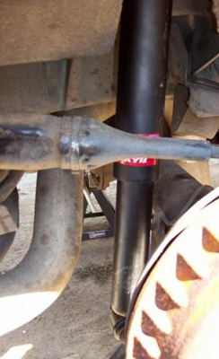 KYB Foxbody Shock Installed